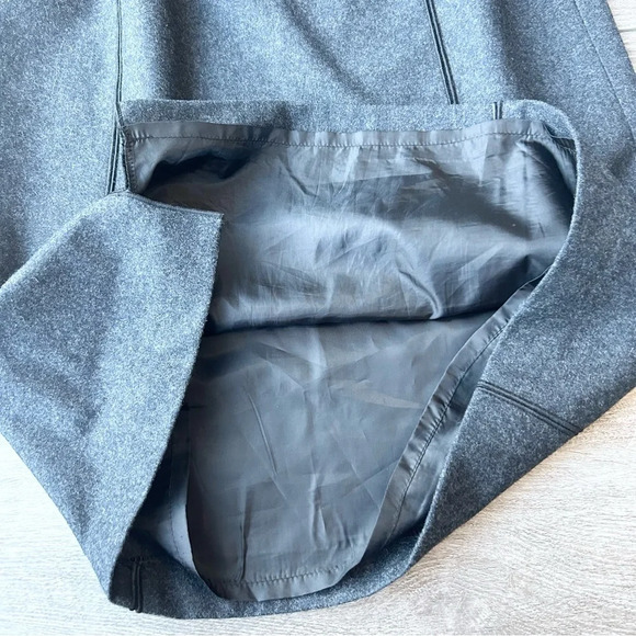 Harve Benard Wool Blend  A Line Midi Skirt - Picture 11 of 11